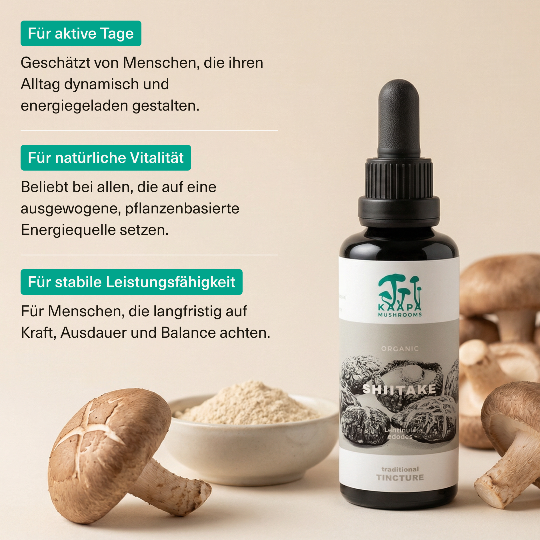 Shiitake Extrakt Tinktur 50ml